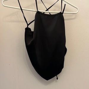 satin top handkerchief top